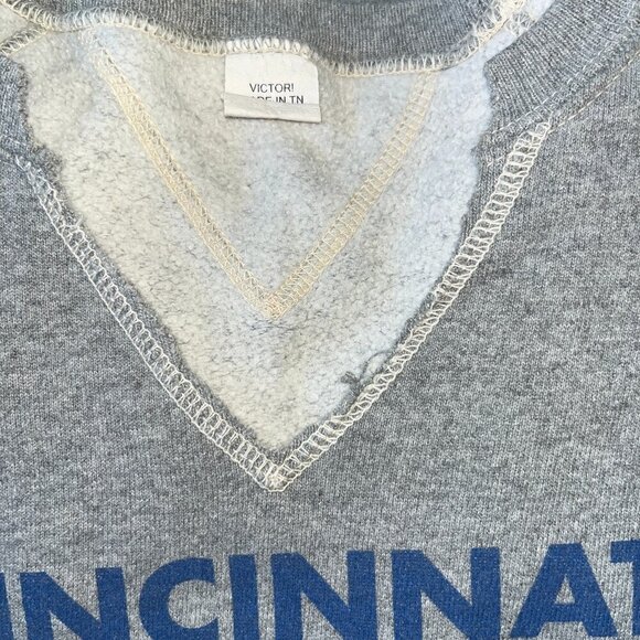 VINTAGE 60's CINCINNATI ROYALS AKA SACRAMENTO KINGS CROPPED WOMEN'S SWEATSHIRT - Picture 9 of 11